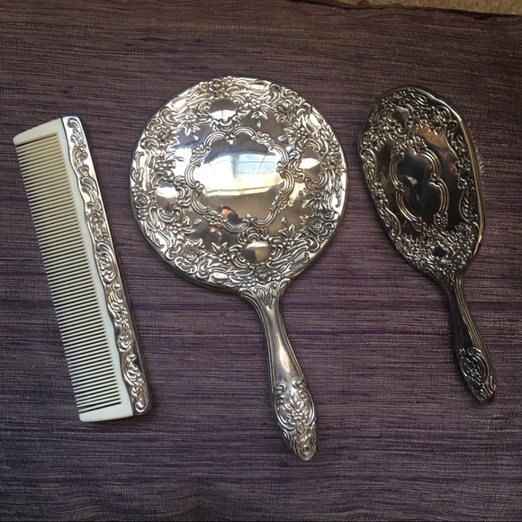 International Silver Company Accessories Silver Plated 3 Pieces Dresser Set Poshmark
